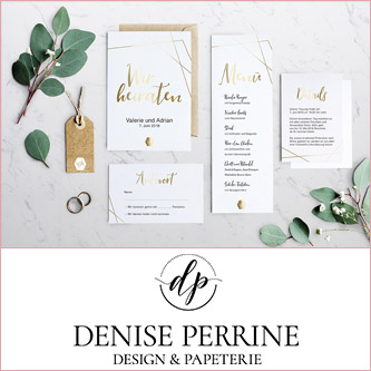 Einladungskarten für Hochzeiten von Denise