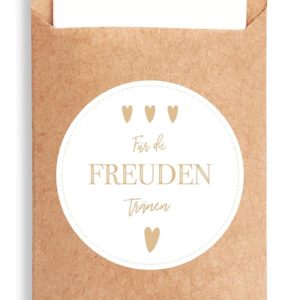 Freudentränen - Taschentuch für die Hochzeit