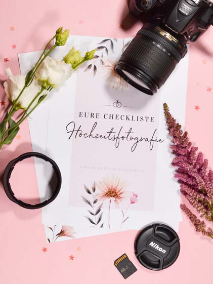 Hochzeitsfotografie-Checkliste gratis downloaden