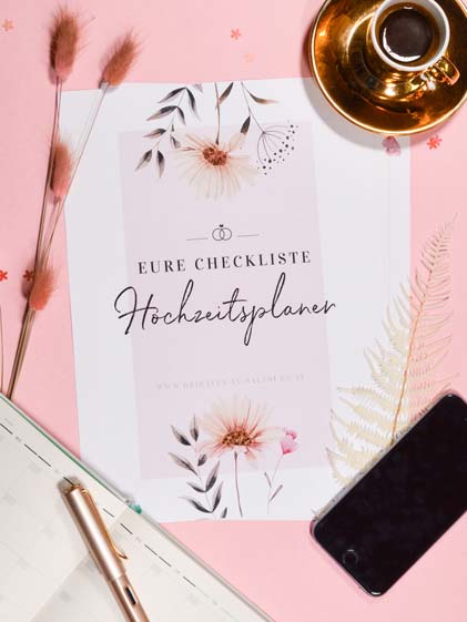 Hochzeitsplaner-Checkliste zum downloaden