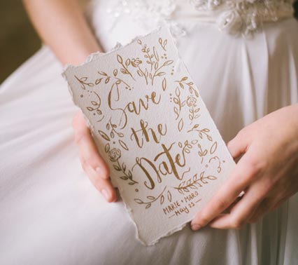 Helle Save the Date Karte Helle Save the Date Karte